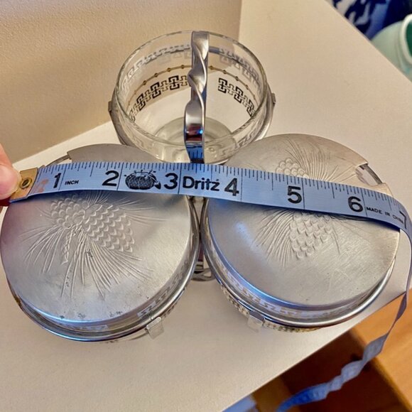 1960s Vintage Libbey Serving Caddy - Picture 7 of 7